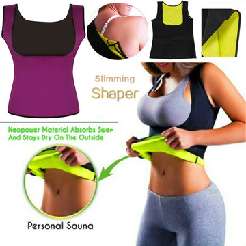 Women Neoprene Shapewear Waist Traine Push Up Vest